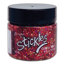 Load image into Gallery viewer, Ranger - Stickles Glitter Gels - Select from dropdown. Stickles Glitter Gels are easily spreadable and work great applied through a stencil or directly to surface. Assorted sizes and shapes of glitter make crafts, mixed media and more truly sparkle! This package contains 1oz of glitter gel. Available at Embellish Away located in Bowmanville Ontario Canada. Mars.