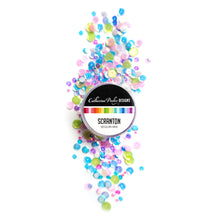 Load image into Gallery viewer, Catherine Pooler - Sequin Mix - Scranton. If you are looking for Dwight's missing highlighters, we put them in the Scranton Sequin Mix!! Named for Scranton, PA with a nod to the location of the fictitious Dunder Mifflin Paper Company, this bright and vibrant mix of highlighter pink, green and blue sequins. This mix brings the sparkle and pairs perfectly with our Sketchbook Patterned Paper. Available at Embellish Away located in Bowmanville Ontario Canada.