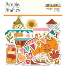 Cargar imagen en el visor de la galería, Simple Stories - Bits & Pieces Die-Cuts - 55/Pkg - Harvest Market. Die-Cuts are a great addition to scrapbook pages, greeting cards and more! The perfect embellishment for all your paper crafting needs! Available at Embellish Away located in Bowmanville Ontario Canada.