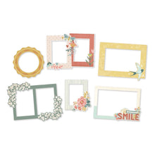 Load image into Gallery viewer, Simple Stories - Chipboard Frames - Wildflower. The perfect embellishment to finish your project! Embellishments can add whimsy, dimension, color and style to greeting cards, scrapbook pages, altered art, mixed media and more. Available at Embellish Away located in Bowmanville Ontario Canada.