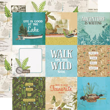 Load image into Gallery viewer, Simple Stories - Simple Vintage Lakeside Double-Sided Cardstock 12"X12" - Single Sheets. Select from a variety of 12x12 Single Sheets from the Simple Vintage Lakeside Collection. Select from the drop down and enter the quantity of that sheet and add to cart. This is the perfect collection for outdoors, at the lake, camp outs and wilderness walks/trails. Welcome nature and summer to your creative crafts. Available at Embellish Away located in Bowmanville Ontario Canada.