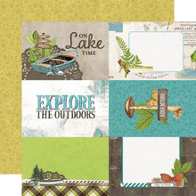 Load image into Gallery viewer, Simple Stories - Simple Vintage Lakeside Double-Sided Cardstock 12"X12" - Single Sheets. Select from a variety of 12x12 Single Sheets from the Simple Vintage Lakeside Collection. Select from the drop down and enter the quantity of that sheet and add to cart. This is the perfect collection for outdoors, at the lake, camp outs and wilderness walks/trails. Welcome nature and summer to your creative crafts. Available at Embellish Away located in Bowmanville Ontario Canada.