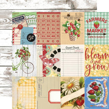 Load image into Gallery viewer, Simple Stories - Double-Sided Cardstock 12"X12" - Single Sheets - Simple Vintage Berry Fields. Start your project off right with the perfect paper for scrapbook pages, greeting cards, bookmarks, gift cards, mixed media and much more! Available at Embellish Away located in Bowmanville Ontario Canada. 3x4 Elements
