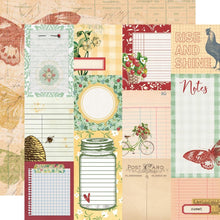Load image into Gallery viewer, Simple Stories - Double-Sided Cardstock 12"X12" - Single Sheets - Simple Vintage Berry Fields. Start your project off right with the perfect paper for scrapbook pages, greeting cards, bookmarks, gift cards, mixed media and much more! Available at Embellish Away located in Bowmanville Ontario Canada. Journal Elements
