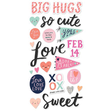Cargar imagen en el visor de la galería, Simple Stories - Happy Hearts - Foam Stickers - 48/Pkg. Add dimension and color to your paper crafts! This package contains Happy Hearts Foam Stickers, 48 pieces. Imported. Available at Embellish Away located in Bowmanville Ontario Canada.