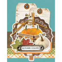 Cargar imagen en el visor de la galería, Simple Stories - Simple Cards - Card Kit - Harvest Wishes - Country Harvest. This card kit includes (29) Chipboard Pieces, (59) Die-Cut Bits & Pieces, (8) 4.25 x 5.5 White Cardstock Bases and Complete Step-By-Step Instructions.. Made in USA. Available at Embellish Away located in Bowmanville Ontario Canada. Card 3