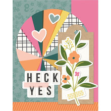 Load image into Gallery viewer, Simple Stories - Simple Cards Card Kit - Shine On! - Good Stuff. Make your cards stand out! This package contains (30) Chipboard Pieces, (65) Die-Cut Bits & Pieces, (8) 4.25 x 5.5 White Cardstock Bases and Complete Step-By-Step Instructions. Imported. Available at Embellish Away located in Bowmanville Ontario Canada. Card 3.