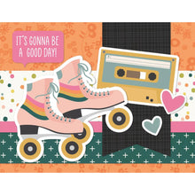 Load image into Gallery viewer, Simple Stories - Simple Cards Card Kit - Shine On! - Good Stuff. Make your cards stand out! This package contains (30) Chipboard Pieces, (65) Die-Cut Bits & Pieces, (8) 4.25 x 5.5 White Cardstock Bases and Complete Step-By-Step Instructions. Imported. Available at Embellish Away located in Bowmanville Ontario Canada. Card 6.