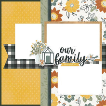 Load image into Gallery viewer, Simple Stories - Simple Pages Page Kit- Live Simply - Hearth & Home. Make your scrapbooking project stand out! This package contains (23) Chipboard Pieces, (34) Die-Cut Bits & Pieces, (4) 12x12 Cardstock Base Sheets and Complete Step-By-Step Instructions. Imported. Available at Embellish Away located in Bowmanville Ontario Canada.
