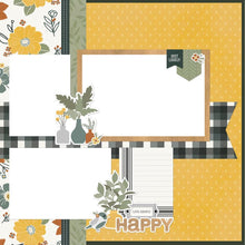 Load image into Gallery viewer, Simple Stories - Simple Pages Page Kit- Live Simply - Hearth & Home. Make your scrapbooking project stand out! This package contains (23) Chipboard Pieces, (34) Die-Cut Bits & Pieces, (4) 12x12 Cardstock Base Sheets and Complete Step-By-Step Instructions. Imported. Available at Embellish Away located in Bowmanville Ontario Canada.