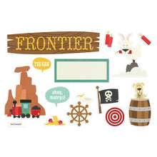 Cargar imagen en el visor de la galería, Simple Stories - Simple Pages Page Pieces - Say Cheese Frontier At The Park. This package includes 14 Large Die Cut Cardstock Pieces. Made in USA. Available at Embellish Away located in Bowmanville Ontario Canada.