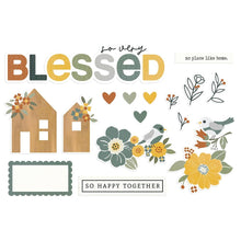 Charger l'image dans la galerie, Simple Stories - Simple Pages Page Pieces - So Very Blessed - Hearth & Home. This package includes 16 Large Die Cut Cardstock Pieces.. Perfect addition to use just like any other Ephemera/Die Cuts. Use with your own layouts, Journals or other designs to for your creativity. Made in USA. Available at Embellish Away located in Bowmanville Ontario Canada.
