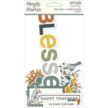 Charger l'image dans la galerie, Simple Stories - Simple Pages Page Pieces - So Very Blessed - Hearth & Home. This package includes 16 Large Die Cut Cardstock Pieces.. Perfect addition to use just like any other Ephemera/Die Cuts. Use with your own layouts, Journals or other designs to for your creativity. Made in USA. Available at Embellish Away located in Bowmanville Ontario Canada.