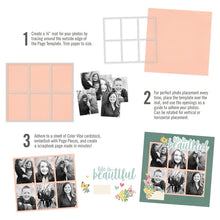 Cargar imagen en el visor de la galería, Simple Stories - Simple Pages Page Template - Design 3 - back of package