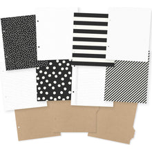 Cargar imagen en el visor de la galería, Simple Stories - Sn@p! Binder 6X8 - Black. The perfect binder for showcasing all your photos and more! This package contains one 8.75x9x3 inch binder with eight pages, one pocket and 12 pocket pages. Acid and lignin free. Imported. Available at Embellish Away located in Bowmanville Ontario Canada.