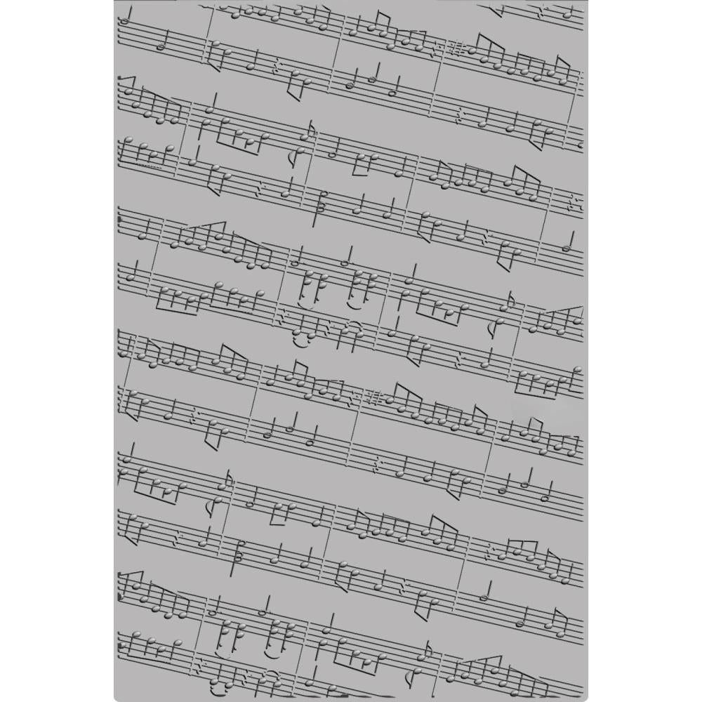 Sizzix - 3D Textured Impressions By Kath Breen - Musical Notes - PRE O