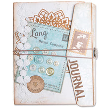 Load image into Gallery viewer, Sizzix - ScoreBoards Plus Die by Eileen Hull - Frame Pocket Journal. Make your very own journal with this Scoreboard Plus Die by Eileen Hull! This die cuts out everything you need and also scores the crease lines for easy folding and shaping! Available at Embellish Away located in Bowmanville Ontario Canada. Example by Eileen Hull.