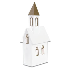 Load image into Gallery viewer, Sizzix - Thinlits Dies By Tim Holtz - Village Collection. Create your own unique village scenes with this incredible collection by Tim Holtz! This 87 piece set has everything you could need to bring your village to life from grand churches and quirky manor houses as well as window frames and porches to add an extraordinary level of detail! Available at Embellish Away located in Bowmanville Ontario Canada.