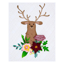 Load image into Gallery viewer, Spellbinders - Etched Dies By Simon Hurley - Floral Stag. Available at Embellish Away in Bowmanville Ontario Canada. Example by brand ambassador.