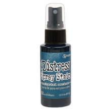 Load image into Gallery viewer, Tim Holtz - Distress Spray - Stain. Spray directly on porous surfaces a quick, easy ink coverage. Mist with water to blend color and get mottled effects. This package contains one 1.9oz. Comes in a variety of colors. Available at Embellish Away located in Bowmanville Ontario Canada. Uncharted Mariner