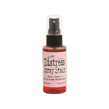 Load image into Gallery viewer, Tim Holtz - Distress Spray - Stain. Spray directly on porous surfaces a quick, easy ink coverage. Mist with water to blend color and get mottled effects. This package contains one 1.9oz. Comes in a variety of colors. Available at Embellish Away located in Bowmanville Ontario Canada. Spun Sugar