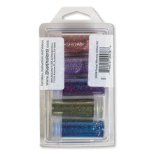 Cargar imagen en el visor de la galería, Stampendous - FranTastic Ultra Fine Glitter Kit - Pastel Whimsy. This kit contains 5 colors from Fran's new Frantastic mixes of our jewel, ultra fine glitters. One bottle each of Amber, Grapefruit, Silent Night, Blue Shimmer and Forest Green. Available at Embellish Away located in Bowmanville Ontario Canada.