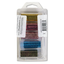Cargar imagen en el visor de la galería, Stampendous - FranTastic Ultra Fine Glitter Kit - Sunstruck. This kit contains 5 colors from Fran's new Frantastic mixes of our jewel, ultra fine glitters. Available at Embellish Away located in Bowmanville Ontario Canada.