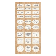 Load image into Gallery viewer, Stamperia - Collectables Double-Sided Paper 6"X12" - 10/Pkg - Create Happiness Welcome Home. Start your project off right with the perfect paper for scrapbook pages, greeting cards, bookmarks, gift cards, mixed media and much more! Available at Embellish away located in Bowmanville Ontario Canada.