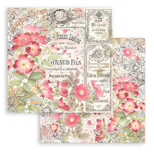 Load image into Gallery viewer, Stamperia - Double-Sided Paper Pad 6"X6" - 10/Pkg - Rose Parfum. Start your project off right with the perfect paper for scrapbook pages, greeting cards, bookmarks, gift cards, mixed media and much more! Available at Embellish Away located in Bowmanville Ontario Canada.