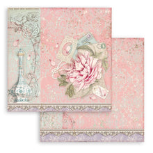 Load image into Gallery viewer, Stamperia - Double-Sided Paper Pad 6"X6" - 10/Pkg - Rose Parfum. Start your project off right with the perfect paper for scrapbook pages, greeting cards, bookmarks, gift cards, mixed media and much more! Available at Embellish Away located in Bowmanville Ontario Canada.