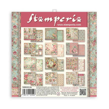 Load image into Gallery viewer, Stamperia - Double-Sided Paper Pad 6"X6" - 10/Pkg - Rose Parfum. Start your project off right with the perfect paper for scrapbook pages, greeting cards, bookmarks, gift cards, mixed media and much more! Available at Embellish Away located in Bowmanville Ontario Canada.