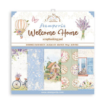 Load image into Gallery viewer, Stamperia - Double-Sided Paper Pad 8"X8" - 10/Pkg - Create Happiness Welcome Home. Start your project off right with the perfect paper for scrapbook pages, greeting cards, bookmarks, gift cards, mixed media and much more! Imported.