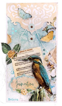 Load image into Gallery viewer, Studio Light - Jenine's Mindful Art Collection - Die Slimline - Envelope Essentials - NR.97. Create your own slimline envelope with this die. It is perfect for adding notes to your cards, scrapbook layouts or journal pages. This die will give you the perfect shape, and scored edges for folding so you get the perfect envelope shape every time. Size: 4.7 x 8.9 inches. Available at Embellish Away located in Bowmanville Ontario Canada. design by brand ambassador.