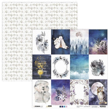 Load image into Gallery viewer, Studio Light Moon Flower Double-Sided Cardstock 12"X12" - Single Sheets - Select from Variety. Create beautiful designs on greeting cards, scrapbook pages, mixed media and more with the Studio Light Moon Flower papers. Acid and lignin free. Imported. Available at Embellish Away located in Bowmanville Ontario Canada.