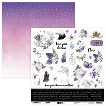 Load image into Gallery viewer, Studio Light Moon Flower Double-Sided Cardstock 12"X12" - Single Sheets - Select from Variety. Create beautiful designs on greeting cards, scrapbook pages, mixed media and more with the Studio Light Moon Flower papers. Acid and lignin free. Imported. Available at Embellish Away located in Bowmanville Ontario Canada.