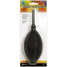 Cargar imagen en el visor de la galería, Tim Holtz - Alcohol Ink Blower. A convenient hand held tool for manipulating alcohol ink movement with air. The rubber squeeze bulb allows you to control the flow of air by adjusting the amount of pressure you use. This 3.75x9.25x2.5 inch package contains one alcohol ink blower. Imported. Available at Embellish Away located in Bowmanville Ontario Canada.