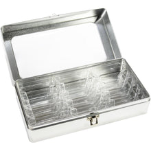 Load image into Gallery viewer, Tim Holtz - Distress Ink Pad Tin. The ideal storage for Tim Holtz Distress Ink Pads and Distress Oxide Ink Pads (sold separately). Organize and transport ink pads easily in this convenient tin. Features a clear window and hinged metal closure. Available at Embellish Away located in Bowmanville Ontario Canada.