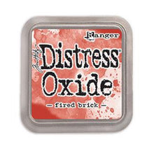 Load image into Gallery viewer, Tim Holtz - Distress Oxide Pad - Large. Create an aged look on papers, fibers, photos and more! This package contains one 2-1/4x2-1/4 inch ink pad. Comes in a variety of distressed colors. Each sold separately. Available at Embellish Away located in Bowmanville Ontario Canada. Fired Brick