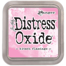 Load image into Gallery viewer, Tim Holtz - Distress Oxide Pad - Large. Create an aged look on papers, fibers, photos and more! This package contains one 2-1/4x2-1/4 inch ink pad. Comes in a variety of distressed colors. Each sold separately. Available at Embellish Away located in Bowmanville Ontario Canada. Kitsch Flamingo