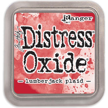 Load image into Gallery viewer, Tim Holtz - Distress Oxide Pad - Large. Create an aged look on papers, fibers, photos and more! This package contains one 2-1/4x2-1/4 inch ink pad. Comes in a variety of distressed colors. Each sold separately. Available at Embellish Away located in Bowmanville Ontario Canada. Lumberjack Plaid