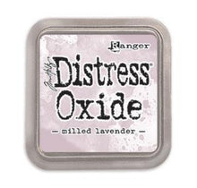 Load image into Gallery viewer, Tim Holtz - Distress Oxide Pad - Large. Create an aged look on papers, fibers, photos and more! This package contains one 2-1/4x2-1/4 inch ink pad. Comes in a variety of distressed colors. Each sold separately. Available at Embellish Away located in Bowmanville Ontario Canada. Milled Lavender
