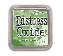 Load image into Gallery viewer, Tim Holtz - Distress Oxide Pad - Large. Create an aged look on papers, fibers, photos and more! This package contains one 2-1/4x2-1/4 inch ink pad. Comes in a variety of distressed colors. Each sold separately. Available at Embellish Away located in Bowmanville Ontario Canada. Mowed Lawn
