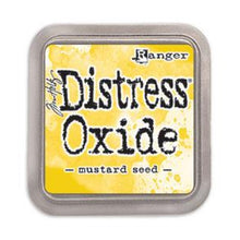 Load image into Gallery viewer, Tim Holtz - Distress Oxide Pad - Large. Create an aged look on papers, fibers, photos and more! This package contains one 2-1/4x2-1/4 inch ink pad. Comes in a variety of distressed colors. Each sold separately. Available at Embellish Away located in Bowmanville Ontario Canada. Mustard Sees