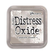 Load image into Gallery viewer, Tim Holtz - Distress Oxide Pad - Large. Create an aged look on papers, fibers, photos and more! This package contains one 2-1/4x2-1/4 inch ink pad. Comes in a variety of distressed colors. Each sold separately. Available at Embellish Away located in Bowmanville Ontario Canada. Pumice Stone