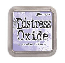 Load image into Gallery viewer, Tim Holtz - Distress Oxide Pad - Large. Create an aged look on papers, fibers, photos and more! This package contains one 2-1/4x2-1/4 inch ink pad. Comes in a variety of distressed colors. Each sold separately. Available at Embellish Away located in Bowmanville Ontario Canada. Shaded Lilac
