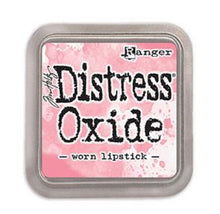 Load image into Gallery viewer, Tim Holtz - Distress Oxide Pad - Large. Create an aged look on papers, fibers, photos and more! This package contains one 2-1/4x2-1/4 inch ink pad. Comes in a variety of distressed colors. Each sold separately. Available at Embellish Away located in Bowmanville Ontario Canada. Worn Lipstick.