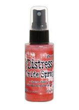 Load image into Gallery viewer, Tim Holtz - Distress Oxide Spray. Creates oxidized effects when sprayed with water. Use for quick and easy ink coverage on porous surfaces. Spray through stencils, layer colors, spritz with water and watch the color mix and blend. Available at Embellish Away located in Bowmanville Ontario Canada. Barn Door
