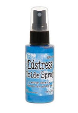 Load image into Gallery viewer, Tim Holtz - Distress Oxide Spray. Creates oxidized effects when sprayed with water. Use for quick and easy ink coverage on porous surfaces. Spray through stencils, layer colors, spritz with water and watch the color mix and blend. Available at Embellish Away located in Bowmanville Ontario Canada. Salty Ocean