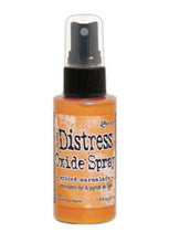 Load image into Gallery viewer, Tim Holtz - Distress Oxide Spray. Creates oxidized effects when sprayed with water. Use for quick and easy ink coverage on porous surfaces. Spray through stencils, layer colors, spritz with water and watch the color mix and blend. Available at Embellish Away located in Bowmanville Ontario Canada. Spiced Marmalade