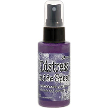 Load image into Gallery viewer, Tim Holtz - Distress Oxide Spray. Creates oxidized effects when sprayed with water. Use for quick and easy ink coverage on porous surfaces. Spray through stencils, layer colors, spritz with water and watch the color mix and blend. Available at Embellish Away located in Bowmanville Ontario Canada. Villainous Potion